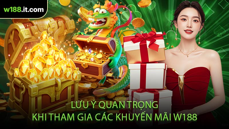 Lưu Ý Quan Trọng Khi Tham Gia Các Khuyến Mãi W188